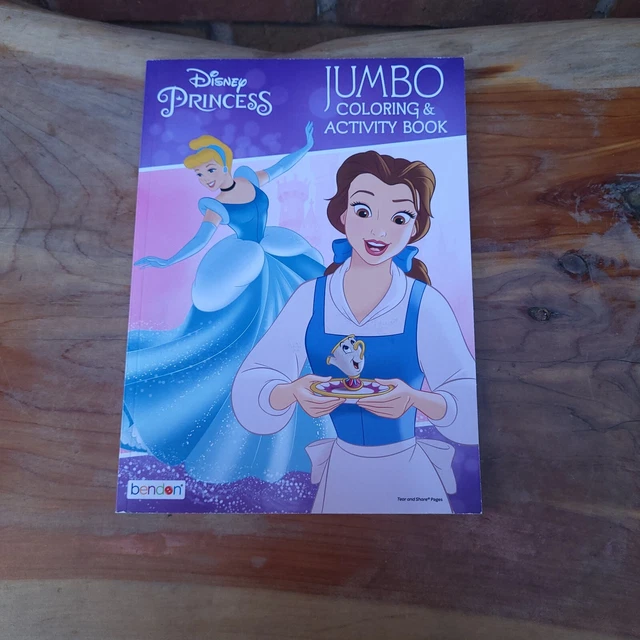 DISNEY PRINCESS JUMBO Activity and Coloring Book $3.96 - PicClick
