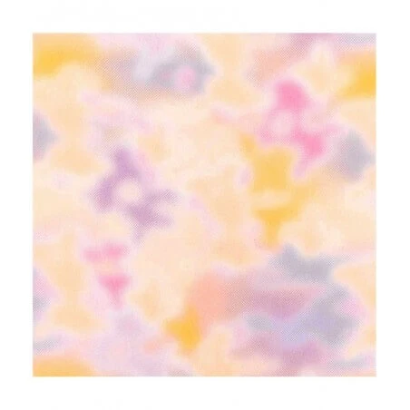 Toile imprimé camouflage flou - Rico Design Vanille Jaune,Lilas Violet