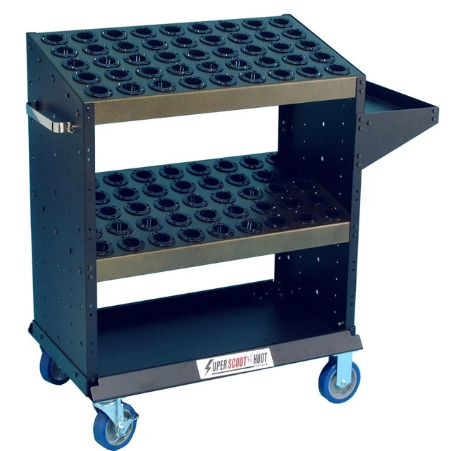 Huot 23940 SuperScoot Cart for 40 Taper Toolholders