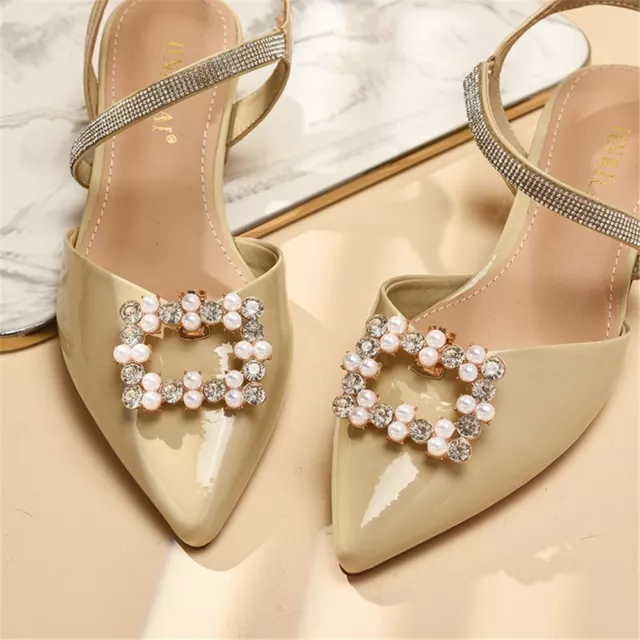 Bride Shoes Bowknot Shoe Clips Shoes Decorations Charm Buckle Charms Jewelry