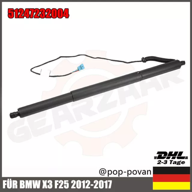 Gasfeder Powerlift Gasdruckfeder Heckklappe Rechts Passt für BMW X3 F25 2012-17