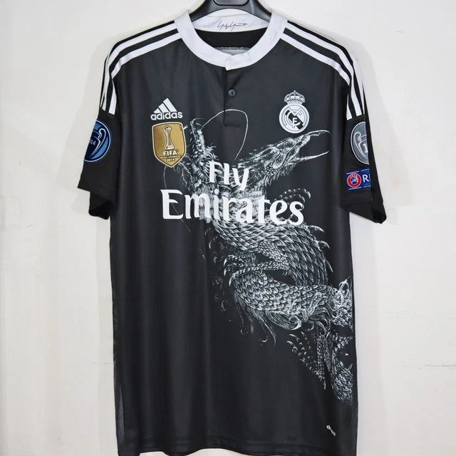 MAGLIA VINTAGE REAL Madrid Champions League Cristiano Ronaldo