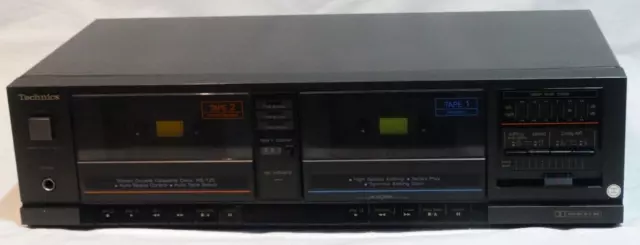 TECHNICS RS-T20 Vintage Stereo Double cassette Deck