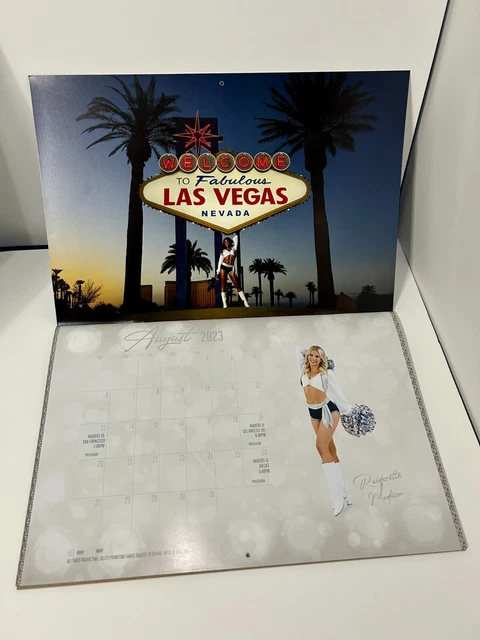 LAS VEGAS RAIDERS Raiderettes Cheerleaders Calendar 2023 2024 10"x15