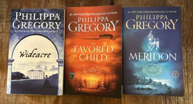 The Wideacre Trilogy  by Philippa Gregory  ~ Favored Child ~ Meridon ~ Paperback