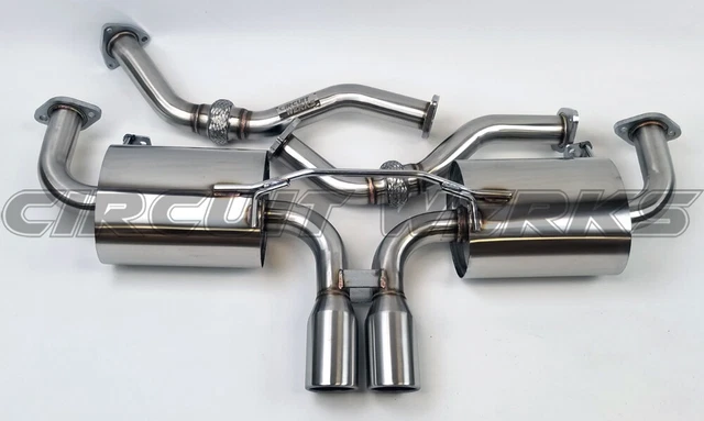 Circuit Werks Porsche Boxster 05-08 Cayman 987 987.1Catback Brossé Sortie 2nd