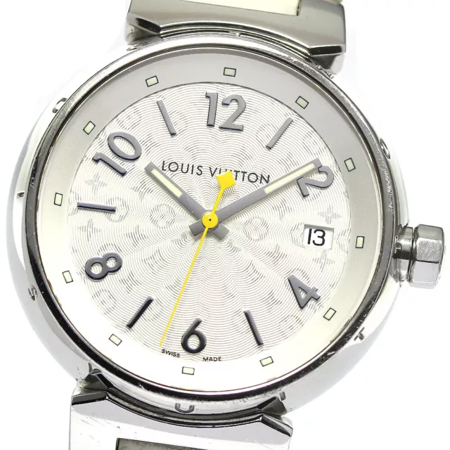 LOUIS VUITTON Pre-Owned Louis Vuitton Vuitton Tambour Slim Quartz White  Dial Ladies Watch Q12MG for Women