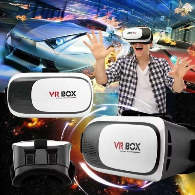 VR Headset Virtual Reality Goggles 3D Glasses For iPhone & Android Phone 3