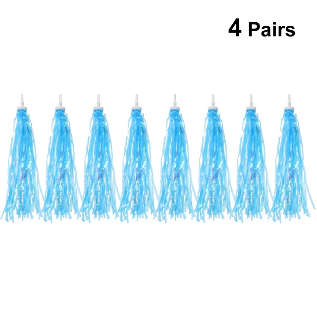 4 Pairs Handlebar Tassels Tricycle Streamers Bulk Beads Accessories 12
