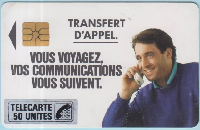 F 18 a TRANSFERT D'APPEL rajout de gris 50 u télécarte publique rare