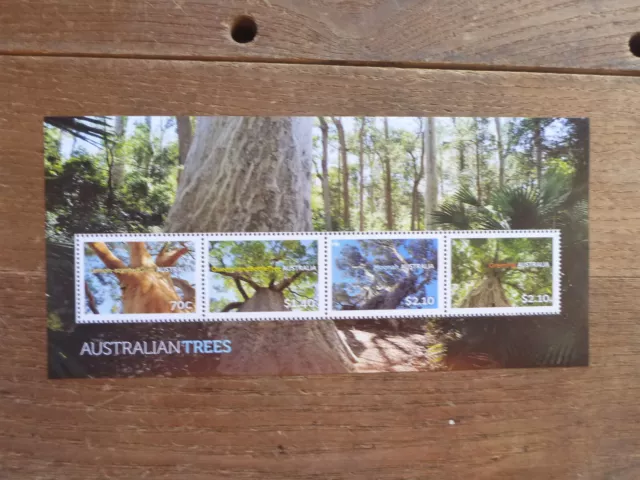 Australia 2015 Australian Trees 4 Stamp Mini Sheet Mint Stamps