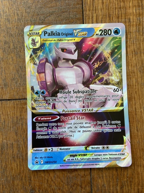 Palkia Originel VSTAR SWSH254 Jumbo Full Art - Carte Géante Pokémon Astres Radieux Promo Oversize