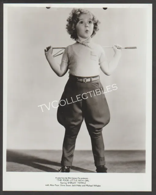 8X10 PHOTO~ CHILD star SHIRLEY TEMPLE ~movie pose Poor Little RIch Girl ...