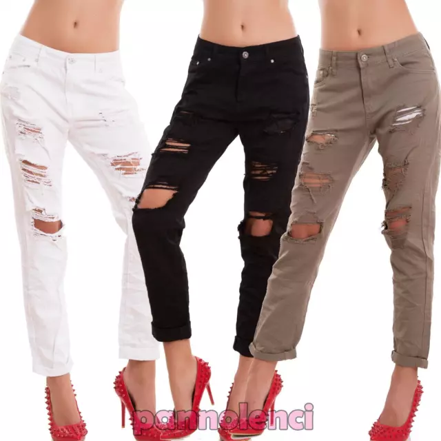 DESIGUAL PANTALONI DONNA cavallo basso t.46 EUR 45 00 PicClick IT