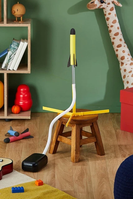 Sponge Rocket PAUL GÜNTHER 1556 - Air Rocket² rocket game with start pump and 3 foam ...