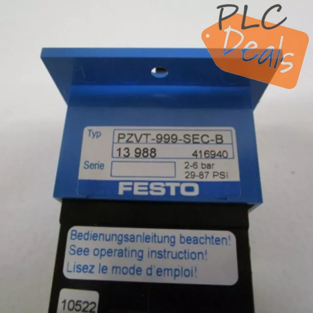 1 PCS New in BoxFESTO 13988 TIMER PZVT-999-SEC-BFast Shipping