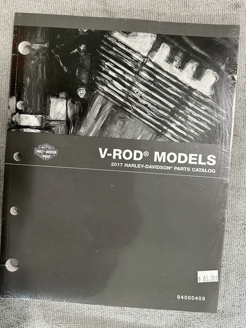2017 Harley Davidson V-Rod Motorcycle Parts Manual  94000409 new oem