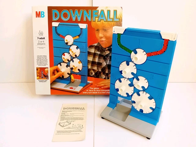 VINTAGE 1985 DOWNFALL MB Games Excellent Condition Complete FREE P&P £ ...