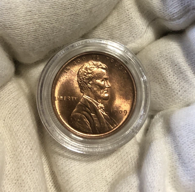 1909 Lincoln Wheat Penny In Choice Red Bu Condition!!