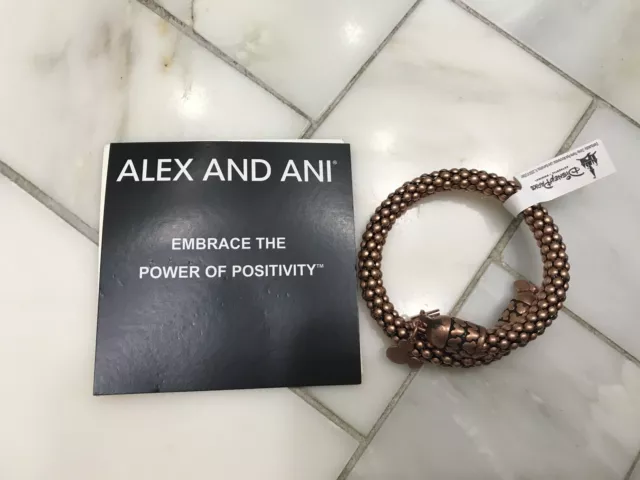 NWT Alex And Ani Disney Parks Gift Of Wisdom Wrap Bracelet Rose Gold Retired!