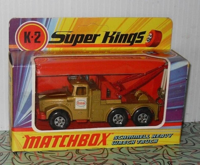 Matchbox Super Kings 1971 Scammell Esso Heavy Wreck Truck mint in box Matchbox Super Kings 1971 Scammell Esso Heavy Wreck Truck mint in box