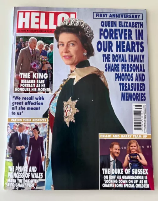 ❤️ Hello! Magazine 18 September 2023 #1806 Queen Elizabeth II Death Anniversary