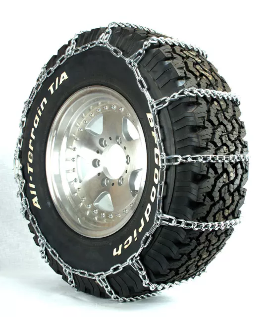 Titan Light Truck Link Tire Chains On Road Snow/Ice 7mm 35x12.50-17 2