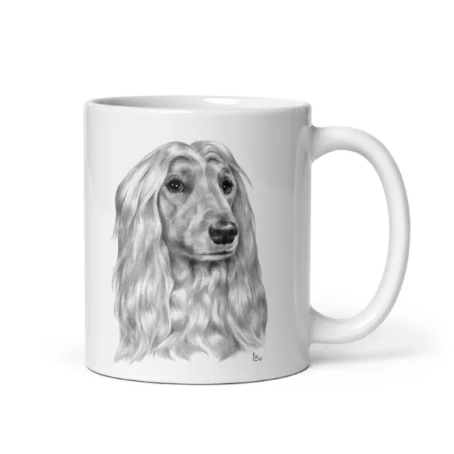 Afghan Hound Mug | The Dog Watcher Clooney