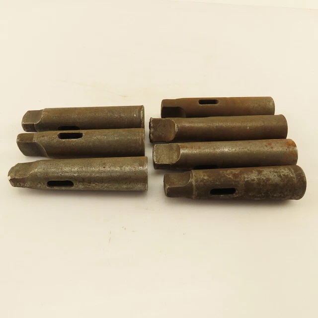 Msc. Morse Taper 2MT - 3MT Shank Sleeve Adapter Lot of 7
