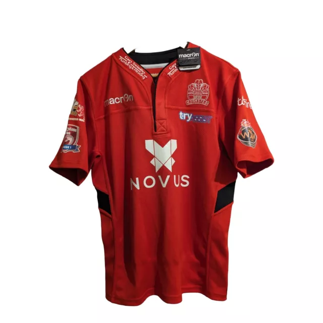 North Wales Crusaders RLFC Rugby Shirt Mens Large BNWT Rugby League Football