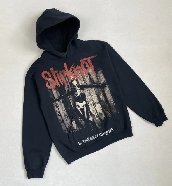 Mens Vintage Slipknot 5 The Gray Chapter Hoodie size S