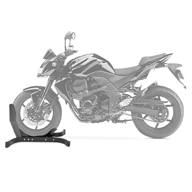 Motorradwippe CS Easy Plus für Kawasaki Z 750 R Motorradständer bis 21 Zoll sw