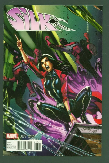 Silk #7 (2015, Marvel) J Scott Campbell Connecting Variant NM  1st Print CBX1C