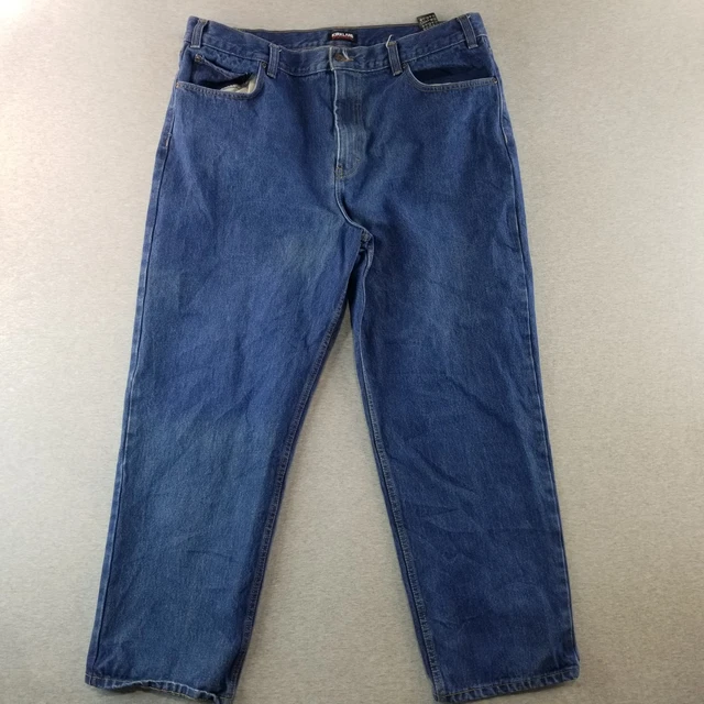 KIRKLAND JEANS MEN'S Sz 42x30 Dark Wash Normcore Nice Quality