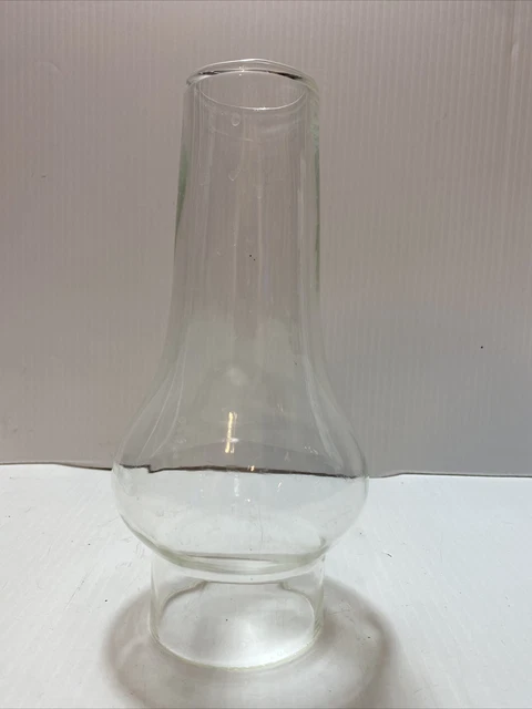 8.5" Clear Glass Chimney Vintage Kerosene Hurricane Oil Lamp Shade Lantern Globe