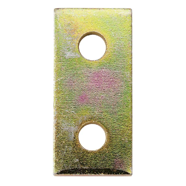 Superstrut 3-1/2 In. L. Flat Goldgalv Electroplated Zinc Bracket ZAB206-10