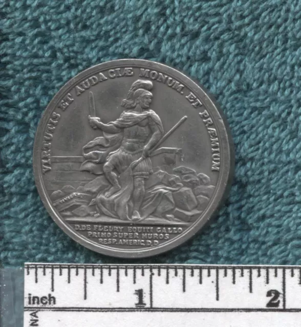 Pewter U.S. Mint Medal: 1779 Aggeres Paludes Hostes Victi