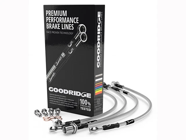 Lignes de frein tressées en acier inoxydable HEL pour Vauxhall Corsa MK2