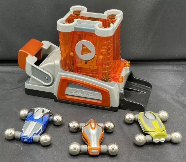 Mega Bloks Magnext Spheron Triple Launcher & Cars Set