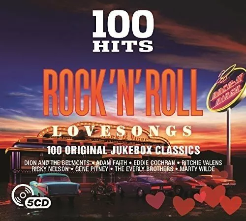 Various Artists - 100 Hits Rock N Roll Love Songs - Various Artists CD KOVG The