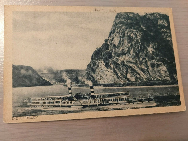POSTKARTE PASSAGIERSCHIFF FÄHRE Hegau Schweizer Alpen ungel_ EUR 12,95