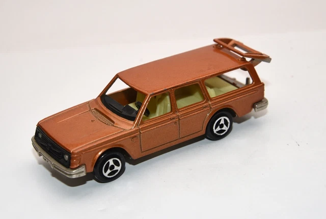 Jouet Voiture Majorette Volvo 245 DL N°220 - Échelle 1/60 - Fabriqué En France Vintage