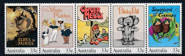 [BIN1931] Australia 1985 Animation good set of stamps very fine MNH se tenant