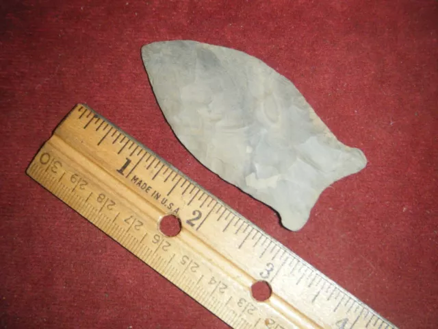 3    in. . INDIAN ARROWHEAD , PALEO BEAVER LAKE  FROM  TN