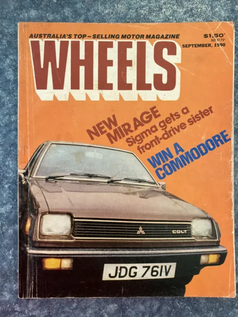Wheels Magazine - Sept 1980 - Colt Mirage - Guilietta - Saab 900 - Audit - Volvo