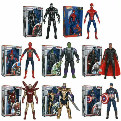 ZD TOYS 7" Marvel Avengers PVC Action Figure Model Toy Kids Gift Iron Man Thor