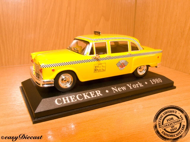 Taxi New York CHECKER Années 80 - Modèle Réduit 1/43 Neuf En Boîte - Échelle E4 - Occasion