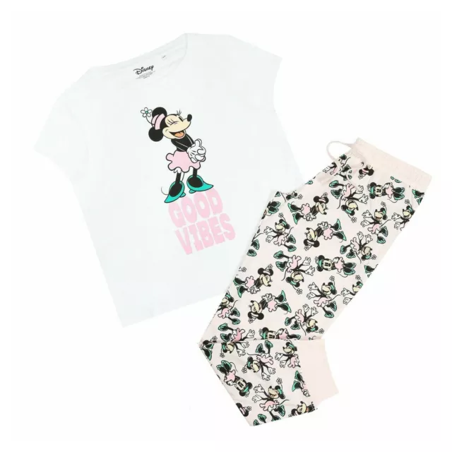 Disney - Ensemble de pyjama long GOOD VIBES - Femme (TV571)