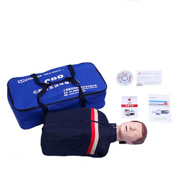 Bust CPR Training Human First Aid Manikin Professional Nursing Training Model