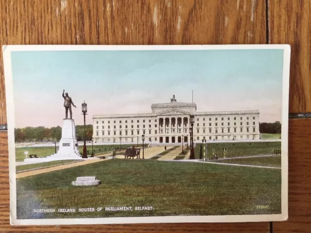 Postcard-Unused- Northern Ireland Belfast House Of Parliament Valentine